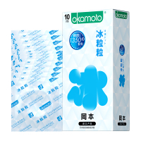 冈本避孕套冰粒粒安全套套男女情趣计生成人性用品 进口 冰粒粒(10片装)