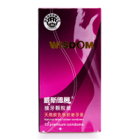 威斯德曼（Wisdom） 经典系列男用避孕套 安全套狼牙颗粒装男女情趣计生用品安全套套颗粒（10只装）