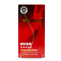 威斯德曼(Wisdom) 经典系列男用避孕套润滑装型男女计生情趣计生安全套套 润滑(10只装)