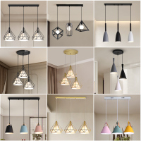 北欧餐厅吊灯三头吧台饭厅餐桌灯创意个性卧室灯现代简约灯具灯饰