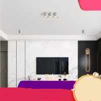 led明装筒灯极简射灯北欧过道走廊灯无主灯客厅卧室吸顶双头筒灯