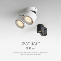 led明装筒灯极简射灯北欧过道走廊灯无主灯客厅卧室吸顶双头筒灯