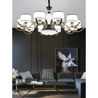 客厅吊灯2021年新款现代简约大气家用餐厅灯轻奢别墅大灯北欧灯具