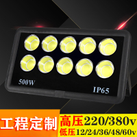 led户外新款cob球场照明射投光灯防水超亮大功率1000W工程低压12v
