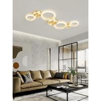 客厅灯简约现代大气2021年新款圆形创意个性网红轻奢卧室吸顶灯具
