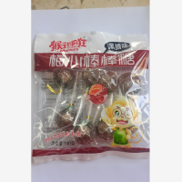 猴子140克黑糖味梅心棒棒糖