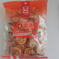 雅思嘉208gQ果派夹心饼干(草莓味)