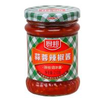 厨邦蒜蓉辣椒酱210g 调料拌面下饭 佐餐调料辣酱 广式调味酱蒜香甜辣 凉拌烧烤火锅蘸料