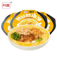 阿宽自热鸡丝豆汤饭盒装475g