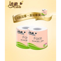 洁柔PJ199-20Face(粉色)135克4层卷纸卫生纸(20卷装)