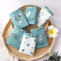 6/8条95%棉女士内裤裆中腰少女学生大人三角裤头大码韩版衫伊格