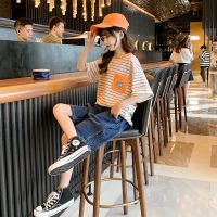 女童夏装套装2021新款儿童网红洋气夏季薄款衣服中大童短袖两件套衫伊格