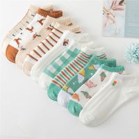 袜子夏季薄款女可爱日系短袜透气ins船袜学生浅口隐形潮网红女袜衫伊格