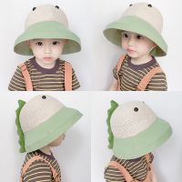 儿童防晒帽男童夏季薄款太阳帽大帽檐透气渔夫帽春秋宝宝遮阳帽子衫伊格
