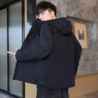 男士休闲外套2021春秋季新款韩版潮流帅气工装夹克棒球服上衣男装衫伊格