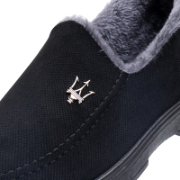 冬季老北京布鞋男棉鞋中老年爸爸鞋保暖男鞋休闲棉鞋加绒防滑棉靴涡曼