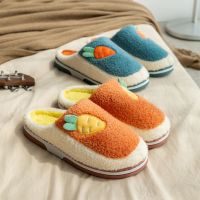 棉拖鞋女冬季可爱秋冬家用保暖情侣厚底防滑室内家居地板拖鞋冬男衫伊格