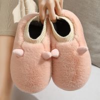 棉拖鞋女冬家居包跟可爱网红情侣室内保暖厚底秋冬季月子鞋毛绒男衫伊格