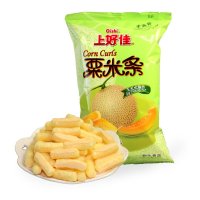 上好佳 粟米条 哈密瓜味 膨化食品 40g