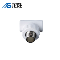 帮客材配 龙胜品牌 PPR外丝三通 dn20*1/2 白色 8.24元/个 100只/箱 一箱起售 8箱免邮