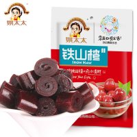 [苏宁超市]姚太太铁山楂150g山楂卷糕果丹皮山楂系列休闲零食小吃 姚太太出品
