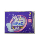 洁婷有氧薄柔夜棉柔丝薄卫生巾10片