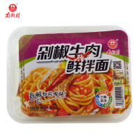 南街村鲜拌面剁椒牛肉味266g