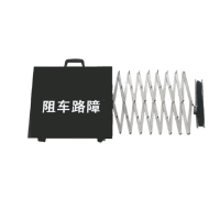 麦盾 手动阻车路障8米路障便携式阻车器不锈钢免埋式手动自动式路障