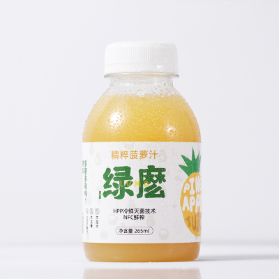 呈最绿麽精粹菠萝汁NFC原榨果汁(非复合果汁)