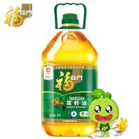 福临门家香味浓香压榨菜籽油5l