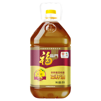 福临门纯香菜籽油5L