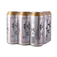 力波 纯生态罐啤 500ml/罐(9罐整箱)塑膜装 该价格仅供整箱订货