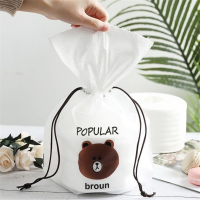 一次性洗脸巾棉柔巾干湿正反两面用无菌婴儿棉柔巾美容纸卸妆男女大卷珍珠纹