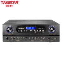 得胜(TAKSTAR)EKAX-2A 合并式功放 双混响带音乐和录音输出反馈抑制功能 家庭KTV会议背景音乐功率放大器