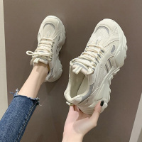 玳恩显脚小老爹鞋女ins潮女2021年新款春夏季厚底女鞋百搭休闲运动鞋