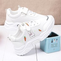 玳恩女童鞋子2021春季韩版女孩可爱轻便软底单鞋中大童防滑跑步运动鞋