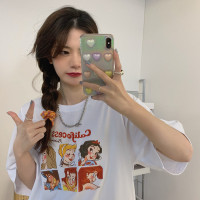 玳恩纯棉短袖t恤女早春夏季新款韩风chic上衣2021年设计感小众打底衫