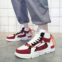 玳恩男鞋春季高帮鞋潮流百搭板鞋男生鞋子潮鞋韩版帆布潮鞋运动休闲鞋