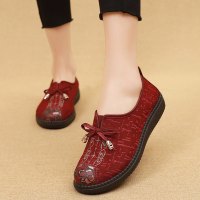 玳恩妈妈鞋防滑软底春秋新款中老年人奶奶鞋老太太鞋老北京布鞋女单鞋