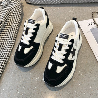 玳恩2022年新款春秋季网红小众运动老爹鞋女ins潮百搭厚底德训鞋