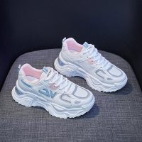 玳恩运动鞋女2022春季新款女鞋休闲老爹鞋女学生韩版百搭跑步鞋子