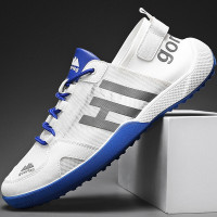 伊努特鞋子男士低帮板鞋男鞋秋季反光韩版百搭休闲鞋飞织网面透气学生小白鞋男白鞋低帮鞋