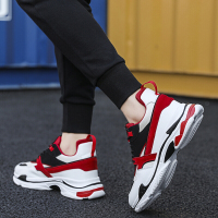 伊努特2020秋季新款男鞋子百搭运动休闲鞋INS超火老爹鞋韩版潮流板鞋男跑步潮鞋