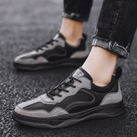 伊努特网红鞋子男2020春款复古小黑鞋百搭港风帆布鞋ins潮鞋休闲运动鞋