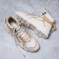 伊努特马丁靴男士高帮男靴户外工装靴中帮沙漠英伦短靴秋季雪地鞋子