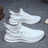 伊努特戈拓 鞋子夏季男士运动休闲鞋跑步潮鞋韩版潮流百搭男鞋新款小白鞋户外透气网布鞋男