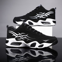 伊努特[轻奢名品][专柜品质]2020新款革面男鞋冷粘MD气垫底鞋子时尚潮流百搭透气韩版休闲运动鞋男