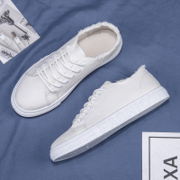 伊努特帆布男鞋版潮流百搭灰2021新款春季学生休闲平底板鞋男士布鞋潮鞋