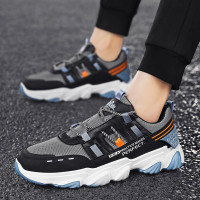 伊努特春夏季男鞋2021年新款潮流百搭运动休闲平板鞋初中学生网面透气潮鞋