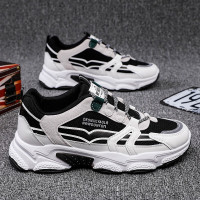 伊努特男鞋子2021年新款春季潮流百搭初中休闲老爹ins潮鞋